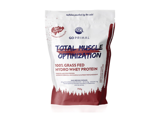 GoPrimal - Total Muscle Optimization Hydro Whey Protein, Creamy Chocolate