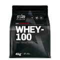 Star Nutrition - Whey-100 Myseprotein 4 kg - Jordbær