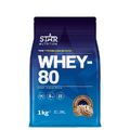 Star Nutrition - Whey-80 Myseprotein 1kg Cinnamon bun