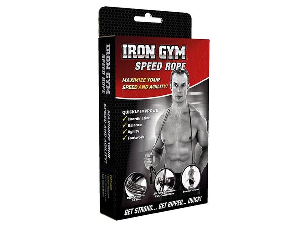 Iron Gym Wire Speed Rope En suksess fra Iron Gym!