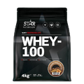 Star Nutrition - Whey-100 Myseprotein 4 kg - Chocolate Peanut Butter