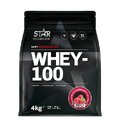 Star Nutrition - Whey-100 Myseprotein 4 kg - Chocolate Raspberry