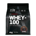 Star Nutrition - Whey-100 Myseprotein 4 kg - Double Rich Chocolate